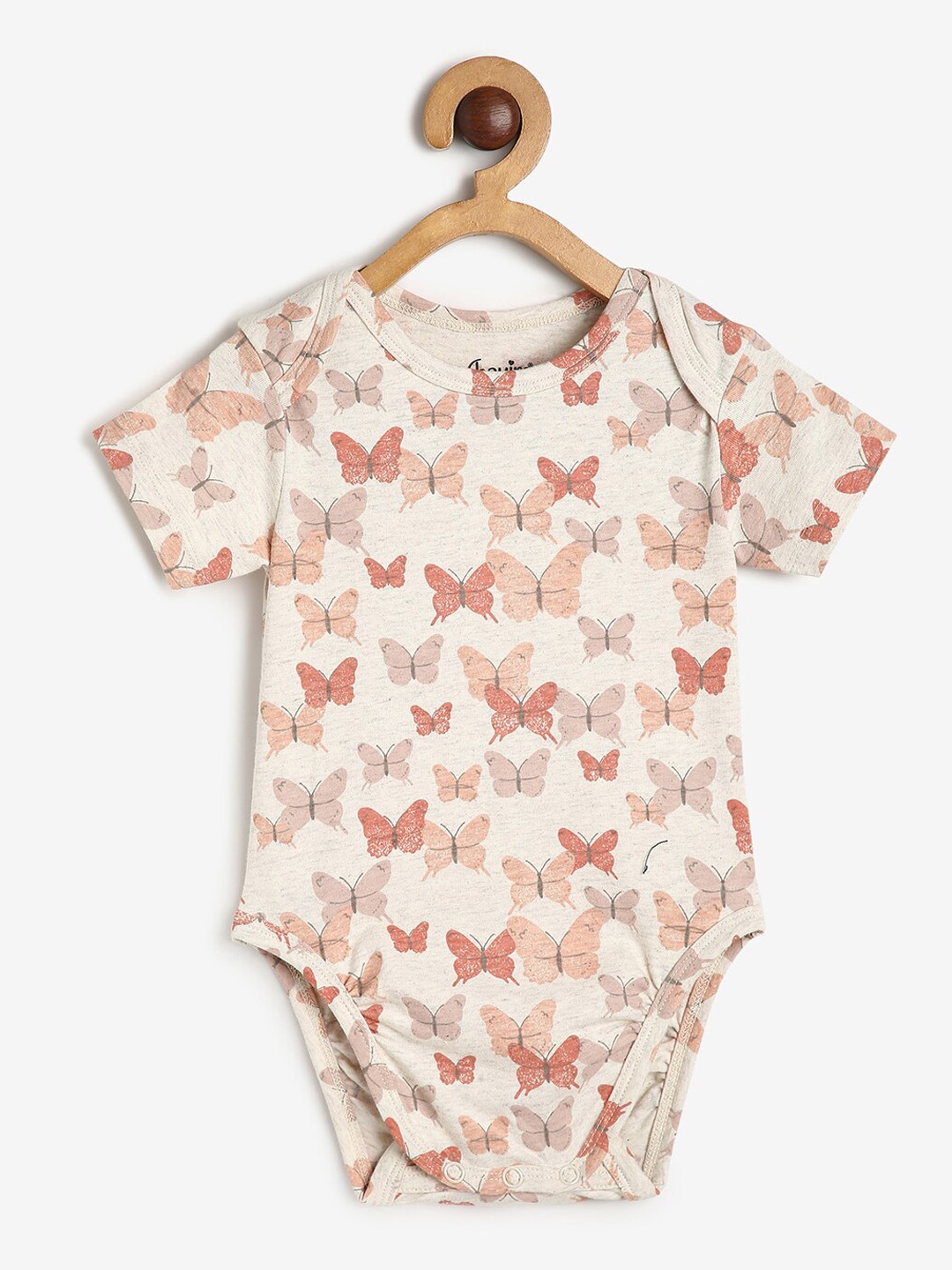 

CHAYIM Infants Butterfly Printed Cotton Bodysuit, Pink