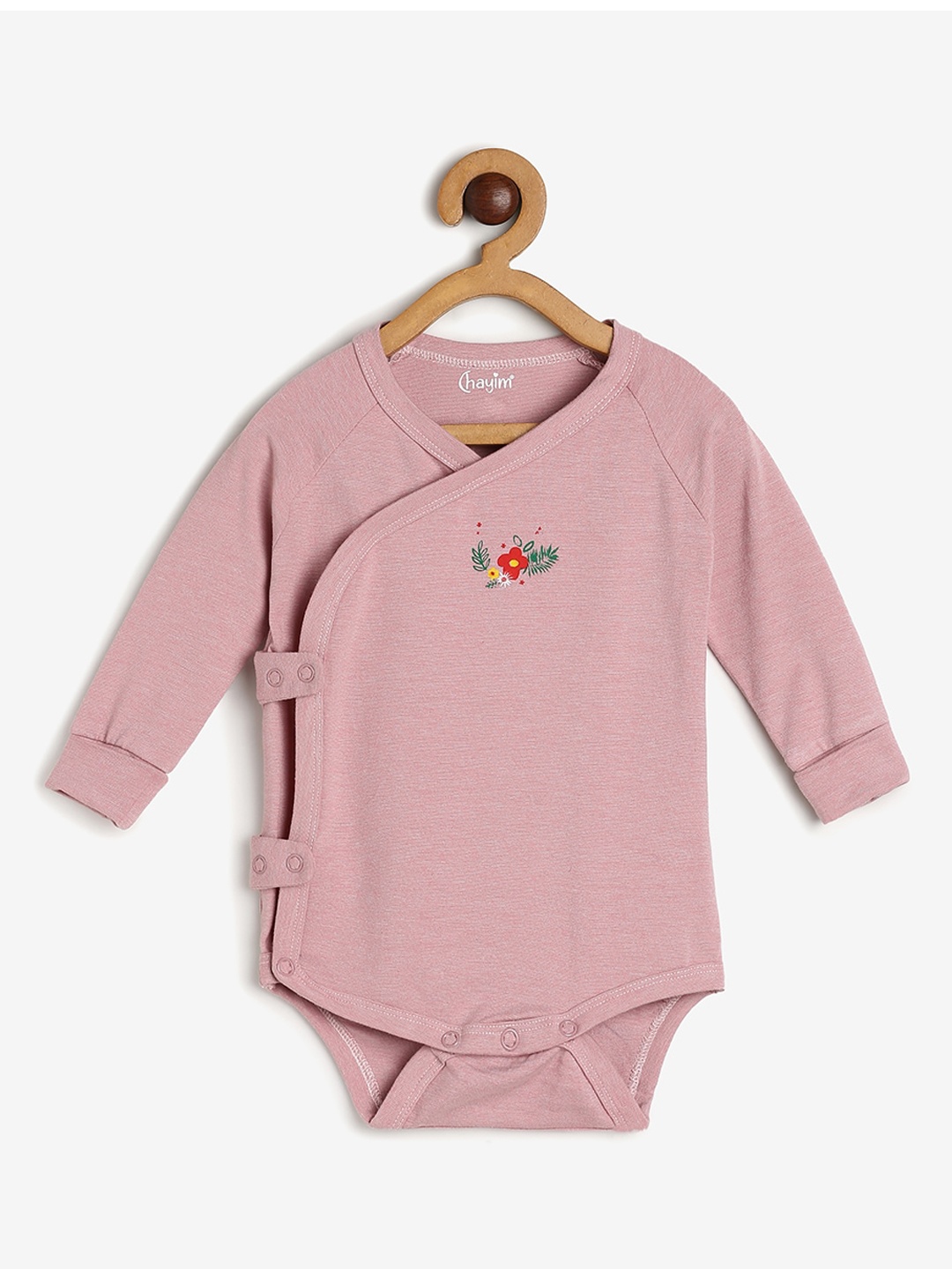 

CHAYIM Infant Flexi Fit Long Sleeves Bodysuit, Pink