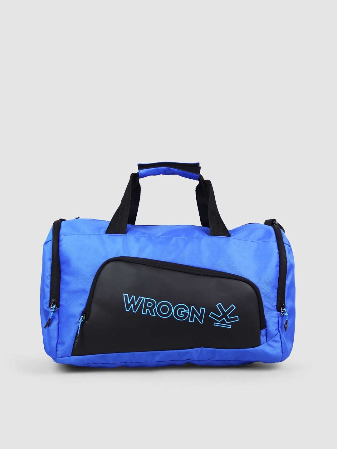 

WROGN Colourblocked Lightweight Duffel Bag, Blue
