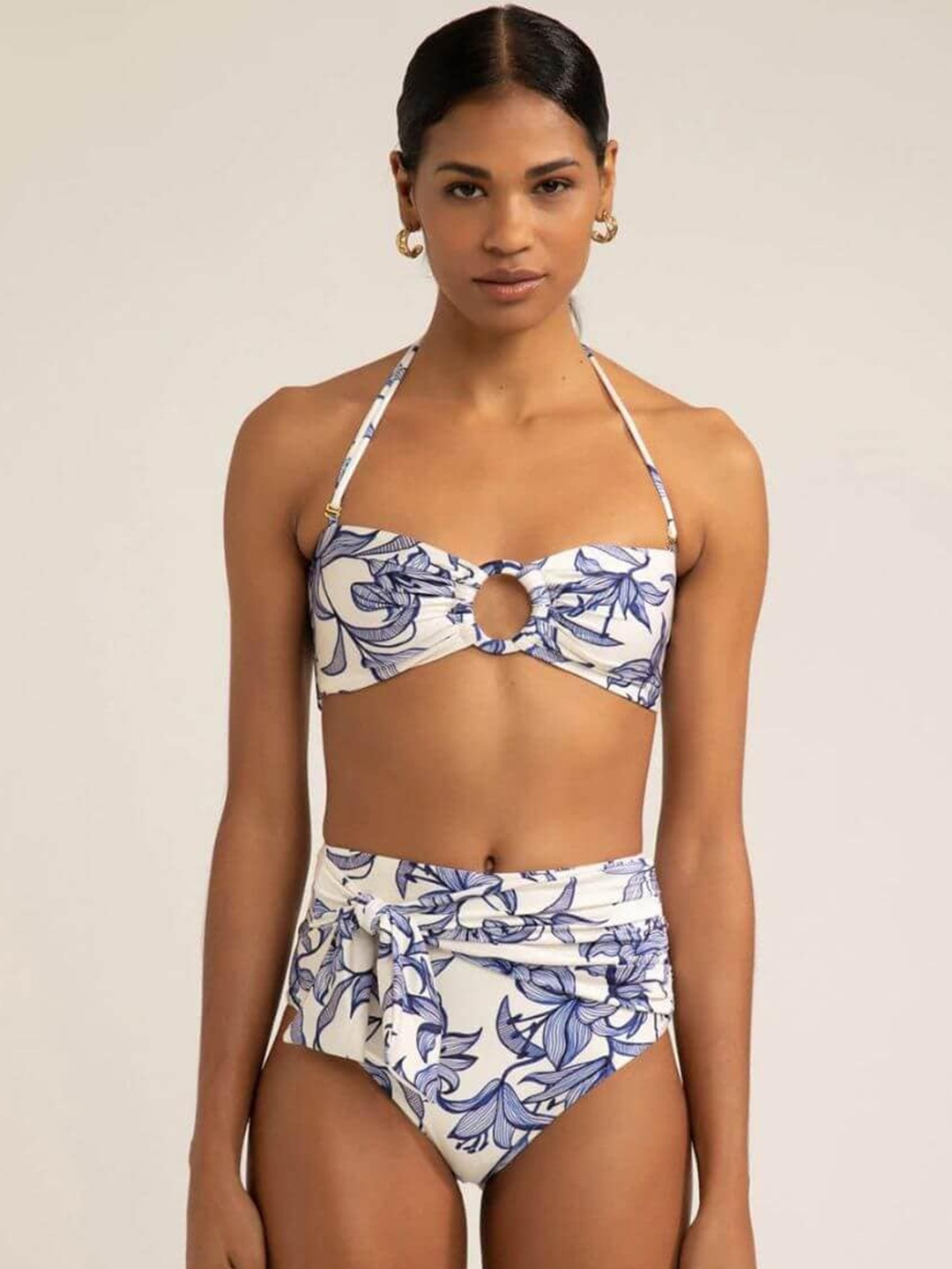 

FancyPants Printed Swim Bikini Set, Blue