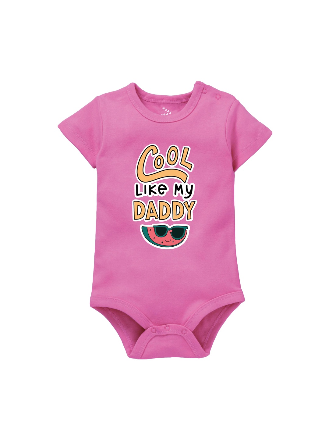 

Zeezeezoo Infants Printed Pure Cotton Bodysuit, Pink