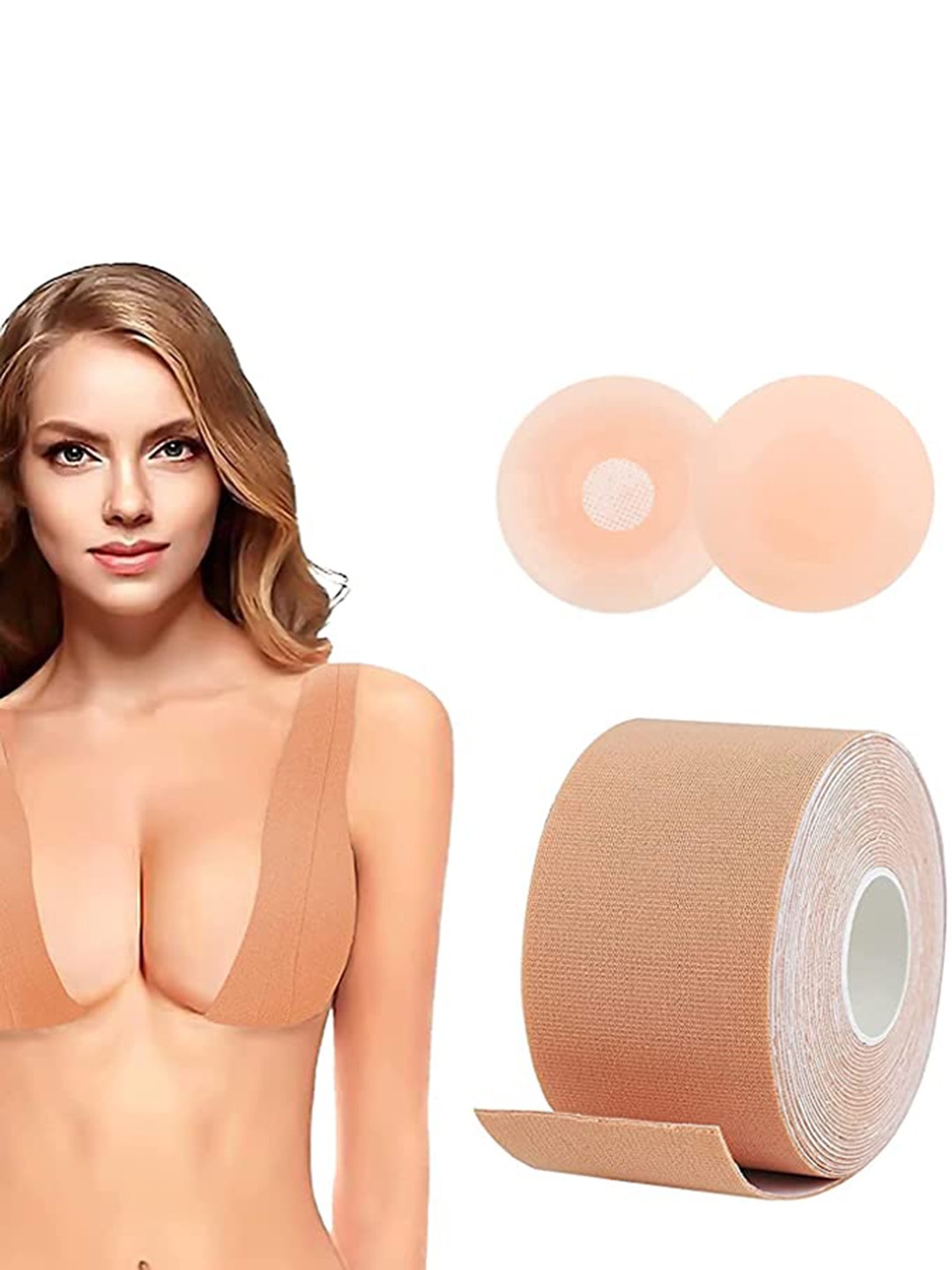 

BRACHY Set Of 2 Reusable Lingerie accessories, Nude