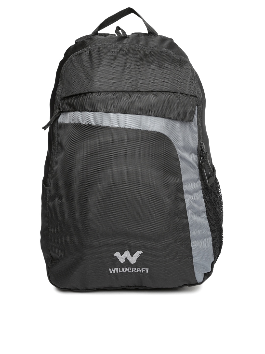 

Wildcraft Unisex Black & Grey Colourblocked Backpack