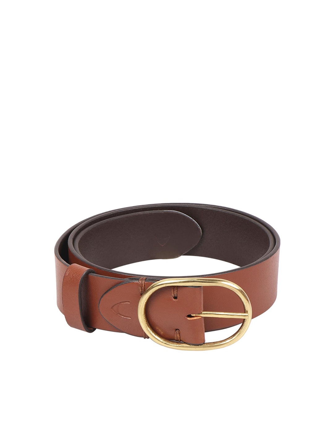 

Hidesign Women Leather Reversible Belt, Brown