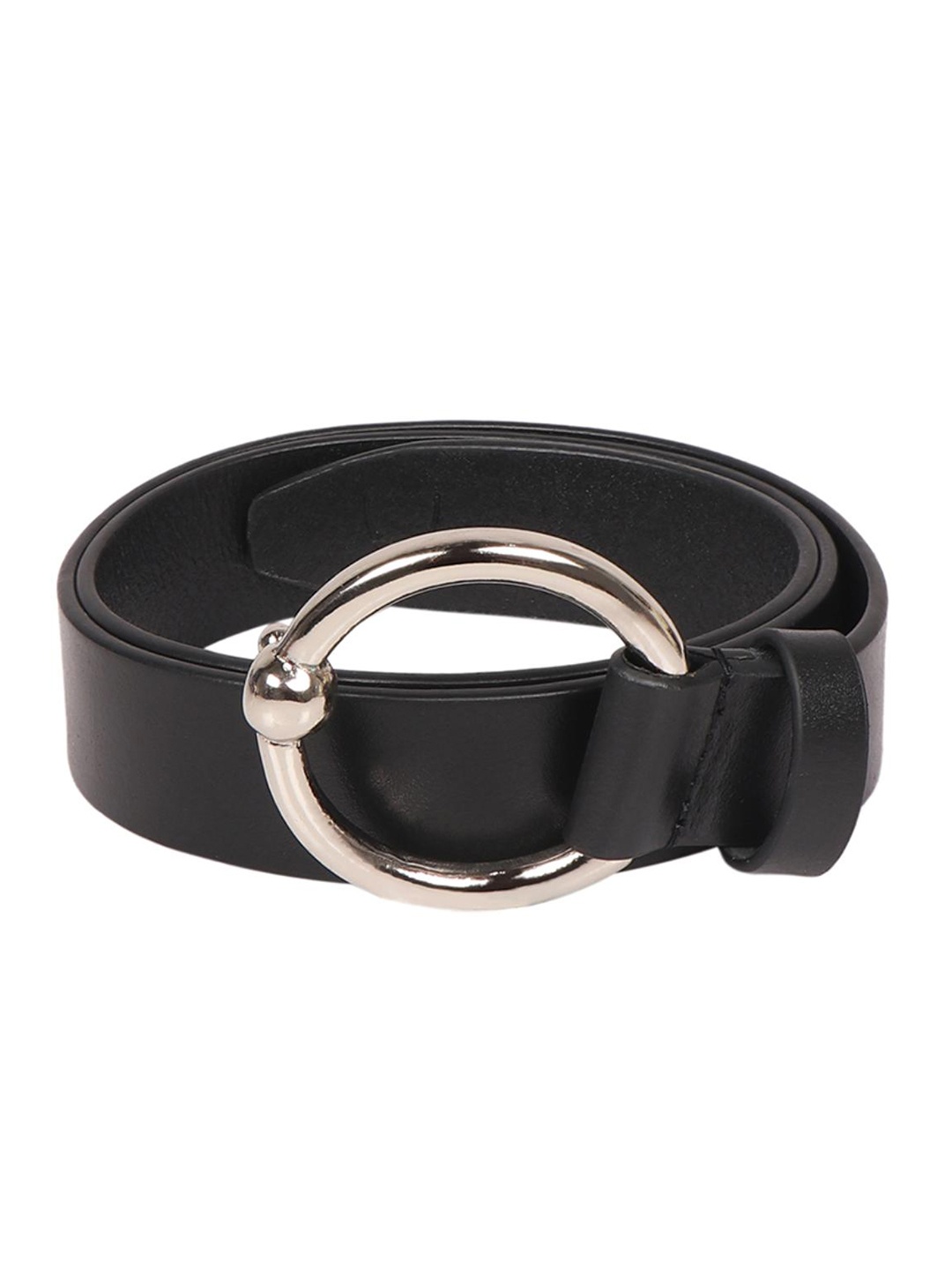 

Hidesign Women Wide Leather Belt, Black