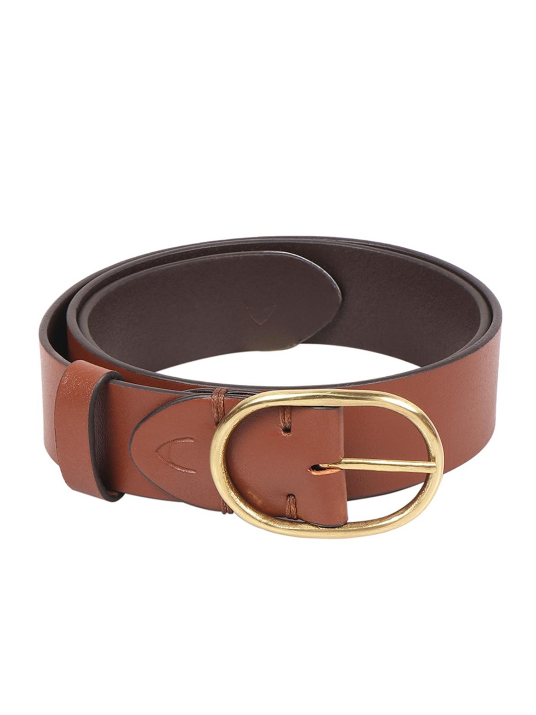 

Hidesign Women Slim Leather Reversible Belt, Brown