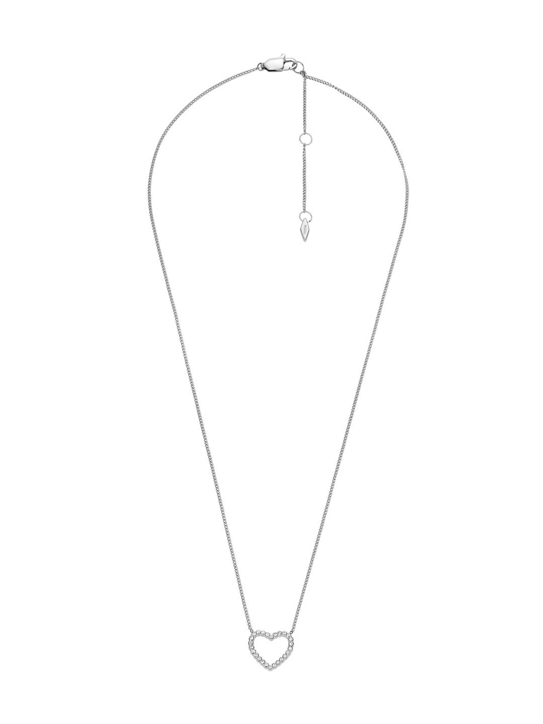 

Fossil Silvr-Plated Necklace, Silver