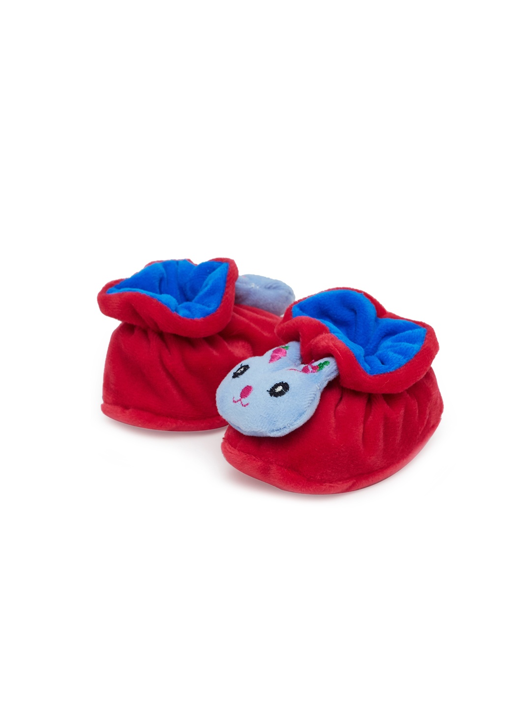 

CHiU Infants Velvet Rabbit Booties, Pink