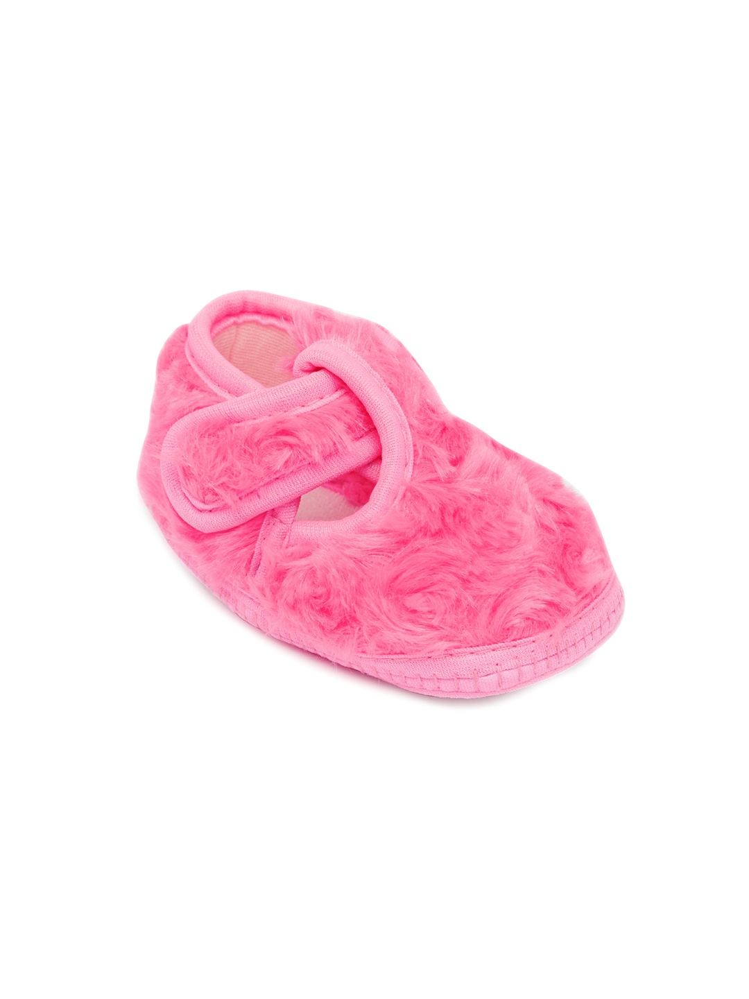 

CHiU Infants Self-Design Fur Booties, Pink