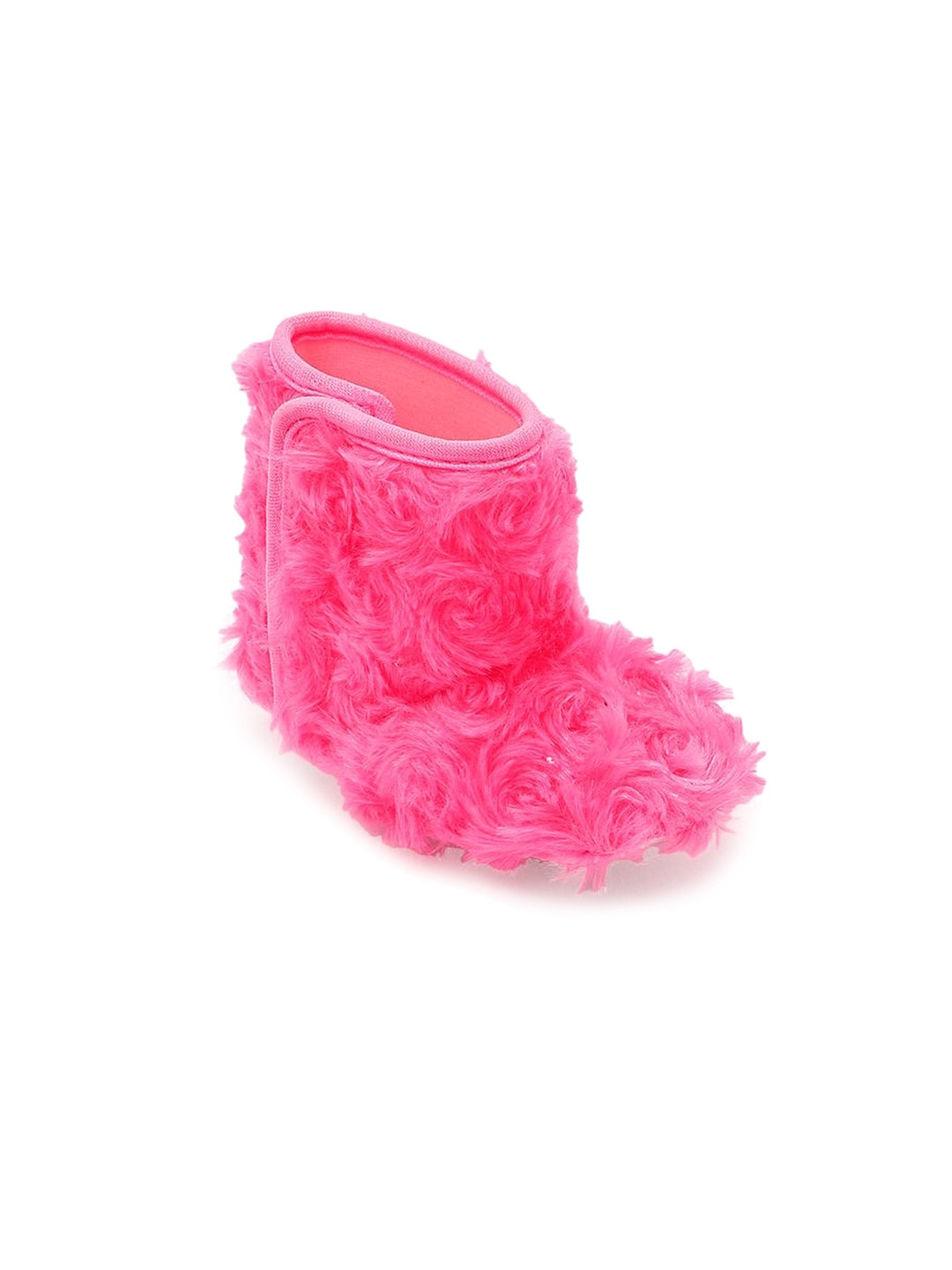 

CHiU Infants Mid Top Fur Booties, Pink