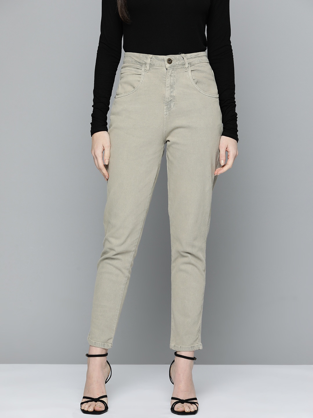

Chemistry High-Rise Jeans, Beige