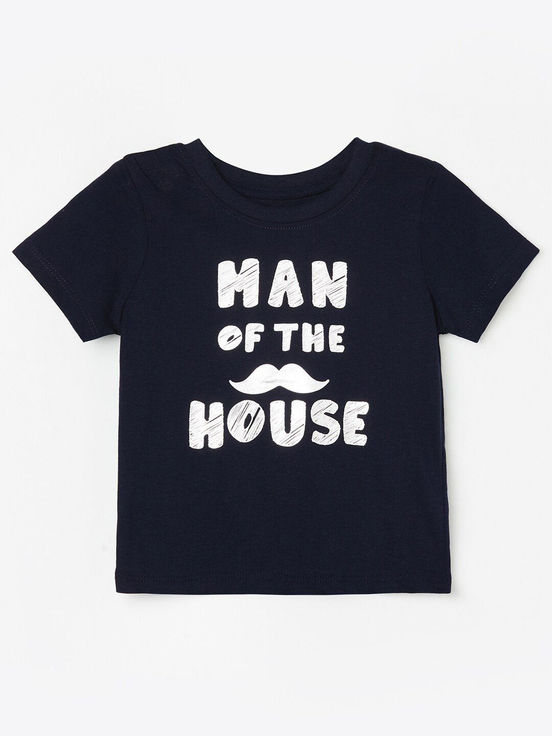 

Juniors by Lifestyle Boys Typography Printed Pure Cotton T-Shirt, Blue