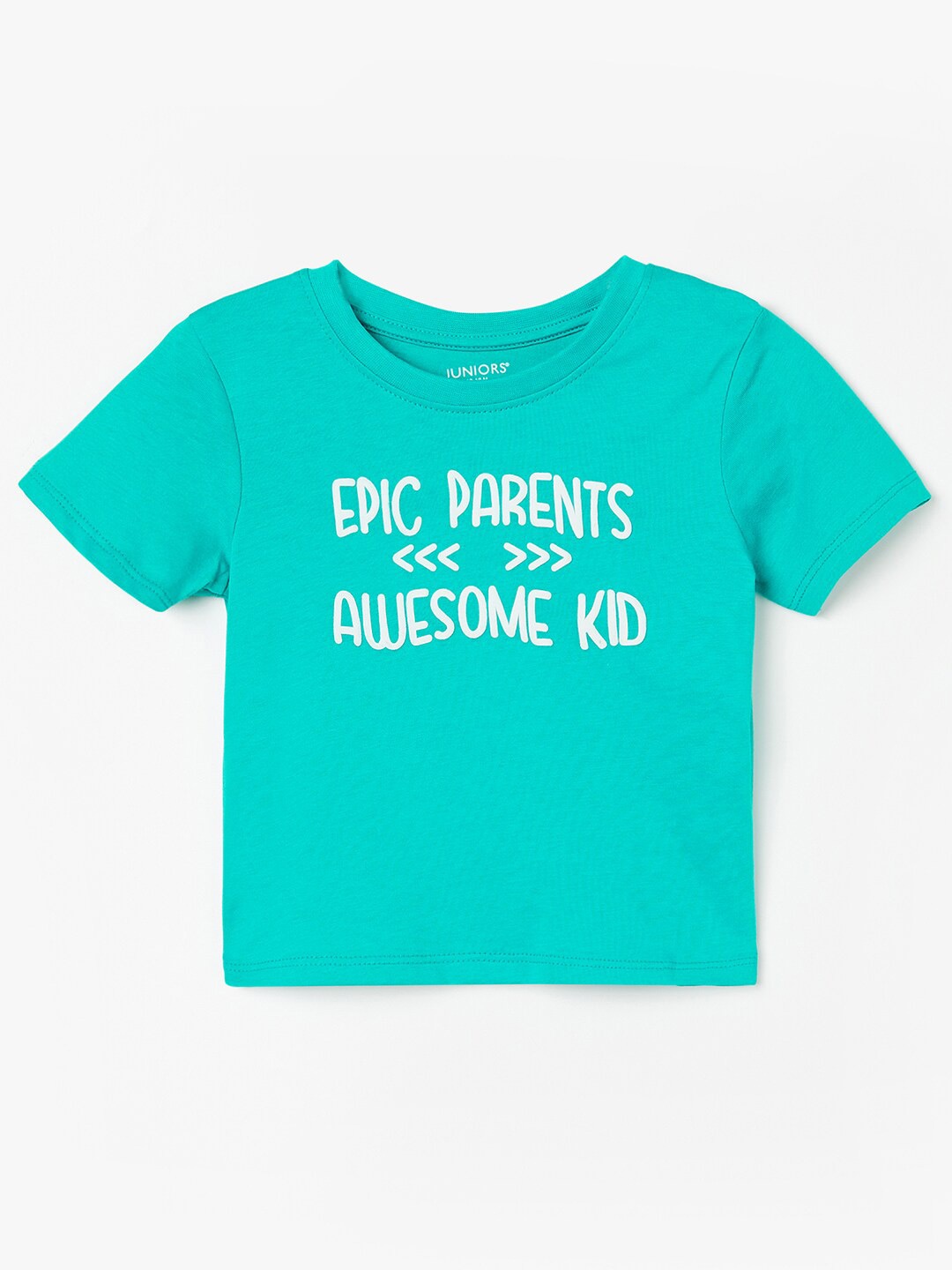 

Juniors by Lifestyle Boys Typography Printed Pure Cotton T-Shirt, Blue