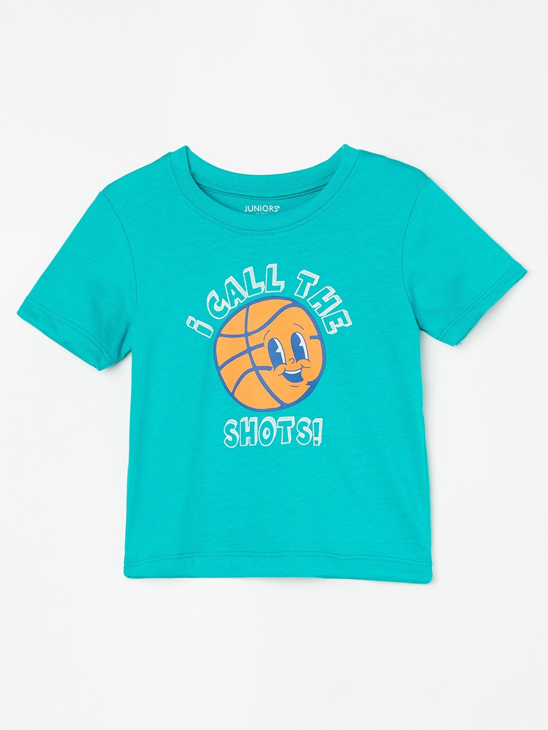 

Juniors by Lifestyle Boys Graphic Printed Cotton T-shirt, Turquoise blue