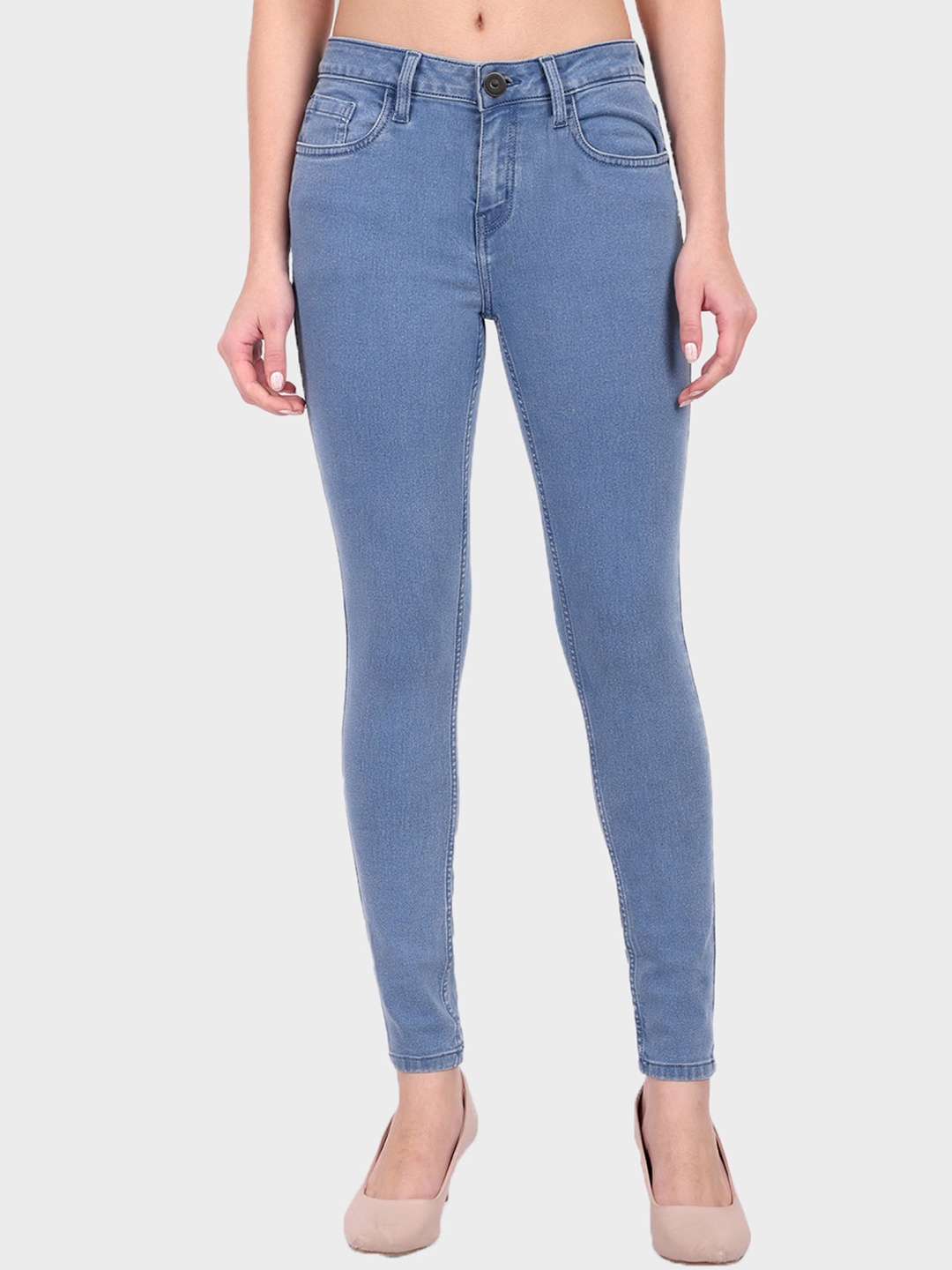 

Mast & Harbour Women Blue Skinny Fit Stretchable Jeans