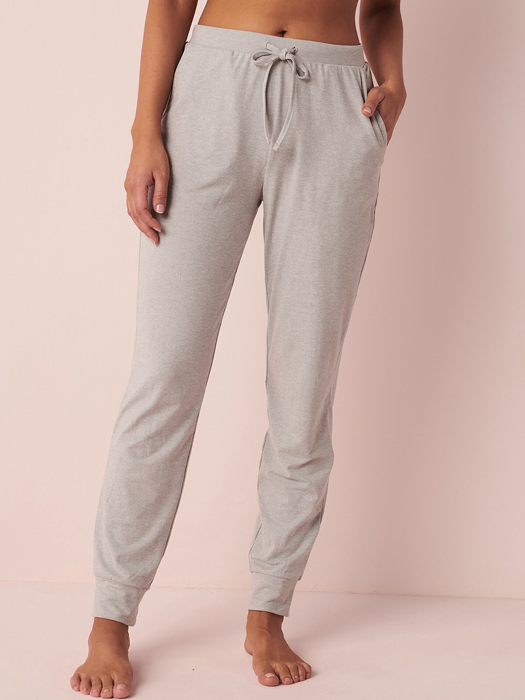 

La Vie en Rose Women Relaxed-Fit Ultra Soft Jogger Lounge Pant, Grey