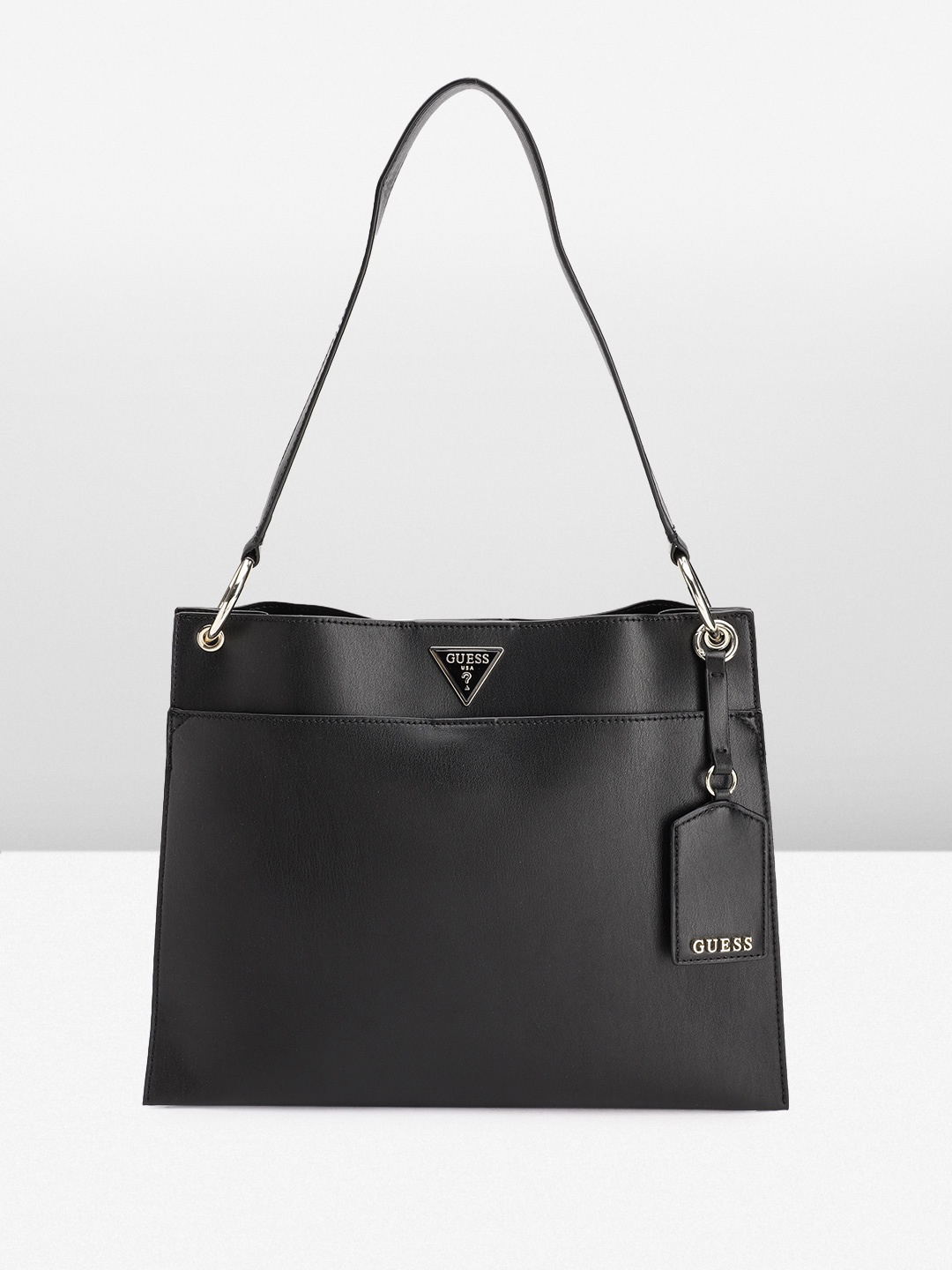 

GUESS Structured Shoulder Bag, Black