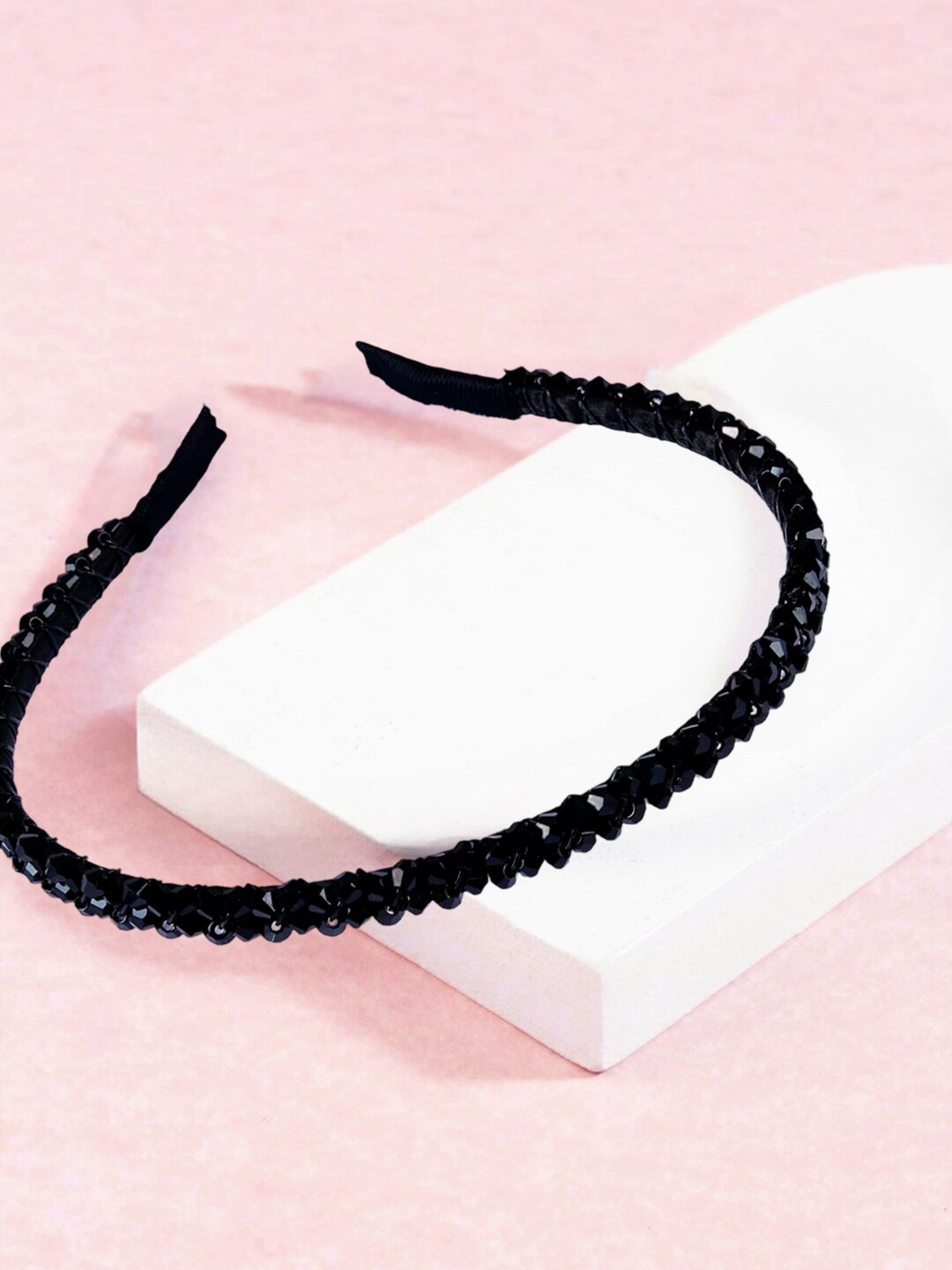 

OOMPH Women Set of 3 Embellished Hairband, Silver