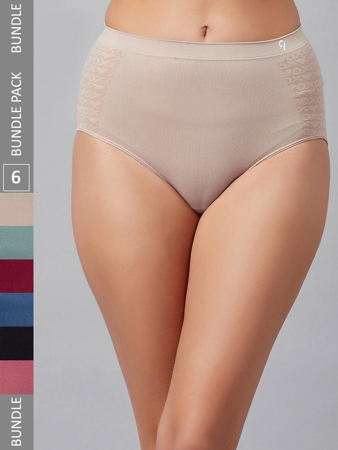 

C9 AIRWEAR Women Seamless Pack Of 6 Hipster Briefs, Blue