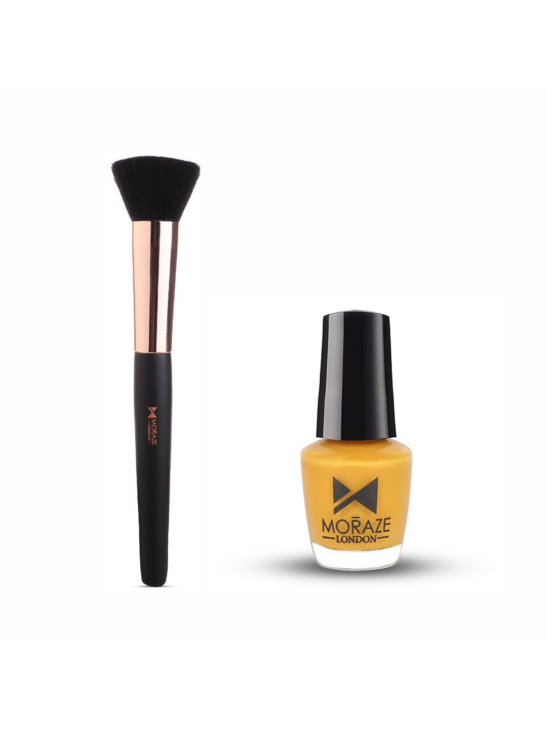 

Moraze Combo Of Nail Paint 5ml & Bronzer Brush - Sun, Yellow