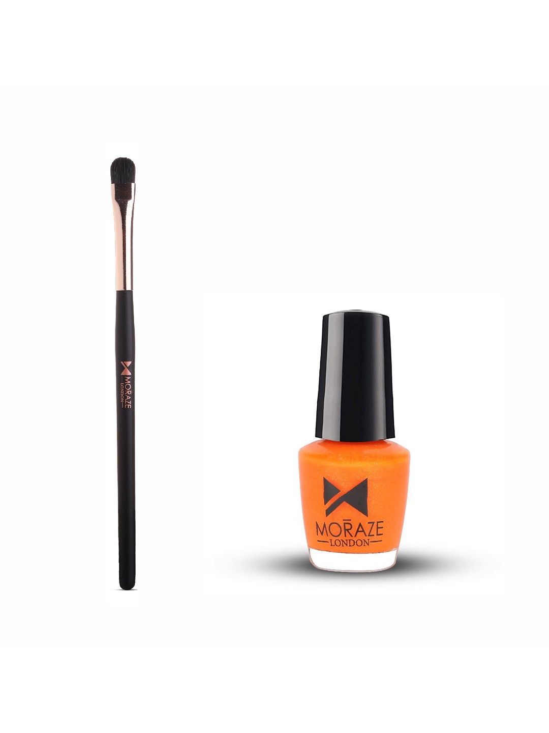 

Moraze Set of Eyeshadow Brush & Nail Paint 5 ml - Chitty Chitty, Orange