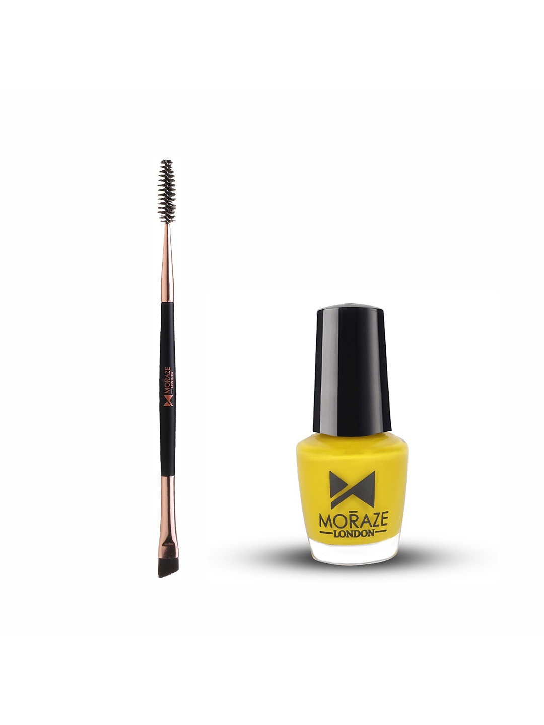 

Moraze Set of Double Ended Brush & Nail Paint - Snappy Snappy, Yellow