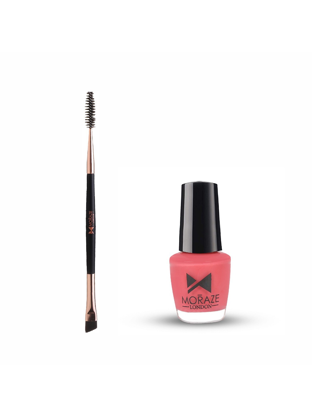 

Moraze Set of Double Ended Brush & Nail Paint - You Make Me Blush, Pink