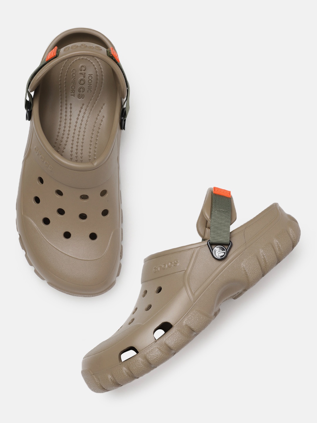 

Crocs Men Offroad Sport Croslite Clogs, Khaki