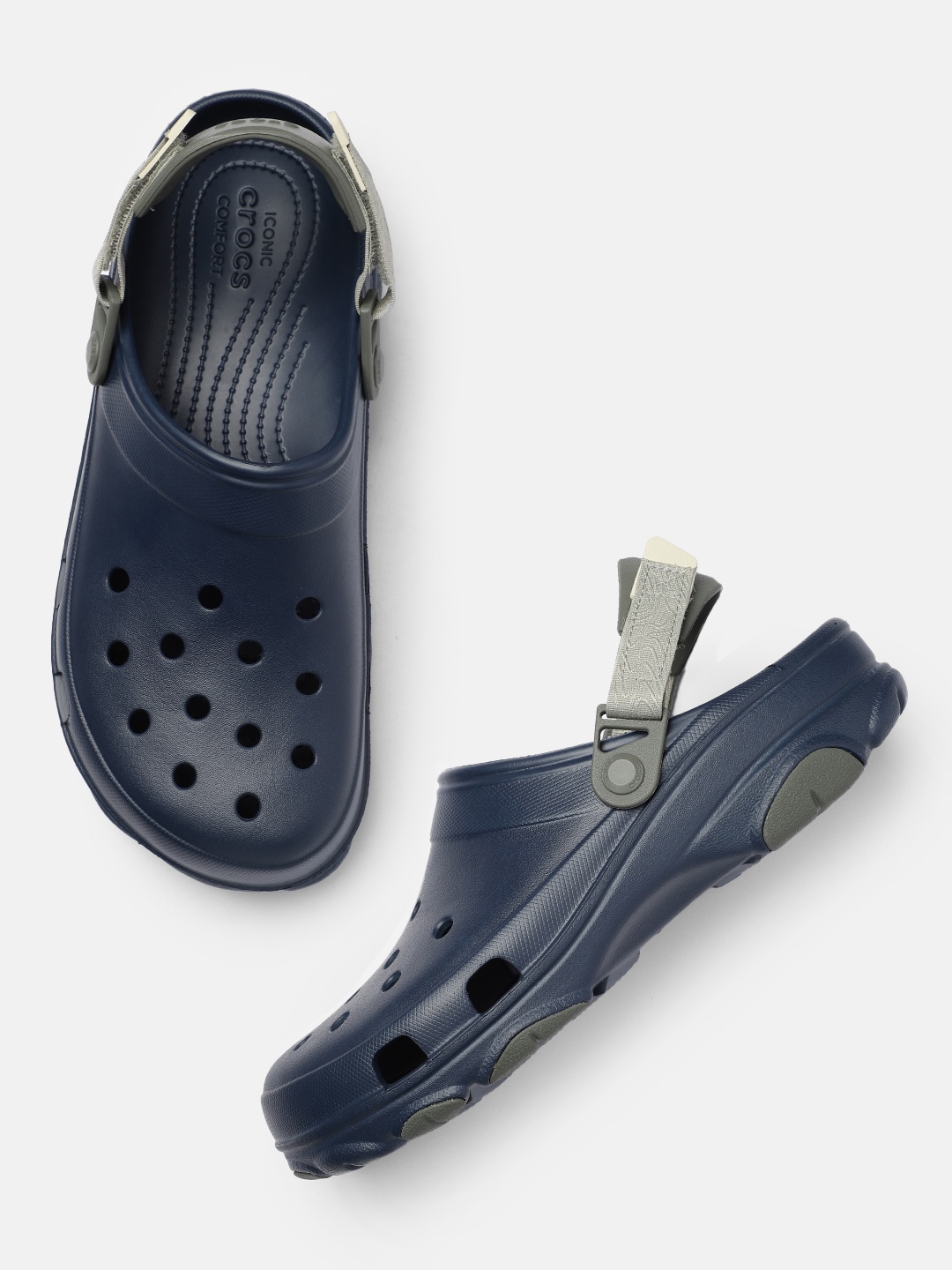 

Crocs Men All Terrain Clogs, Navy blue