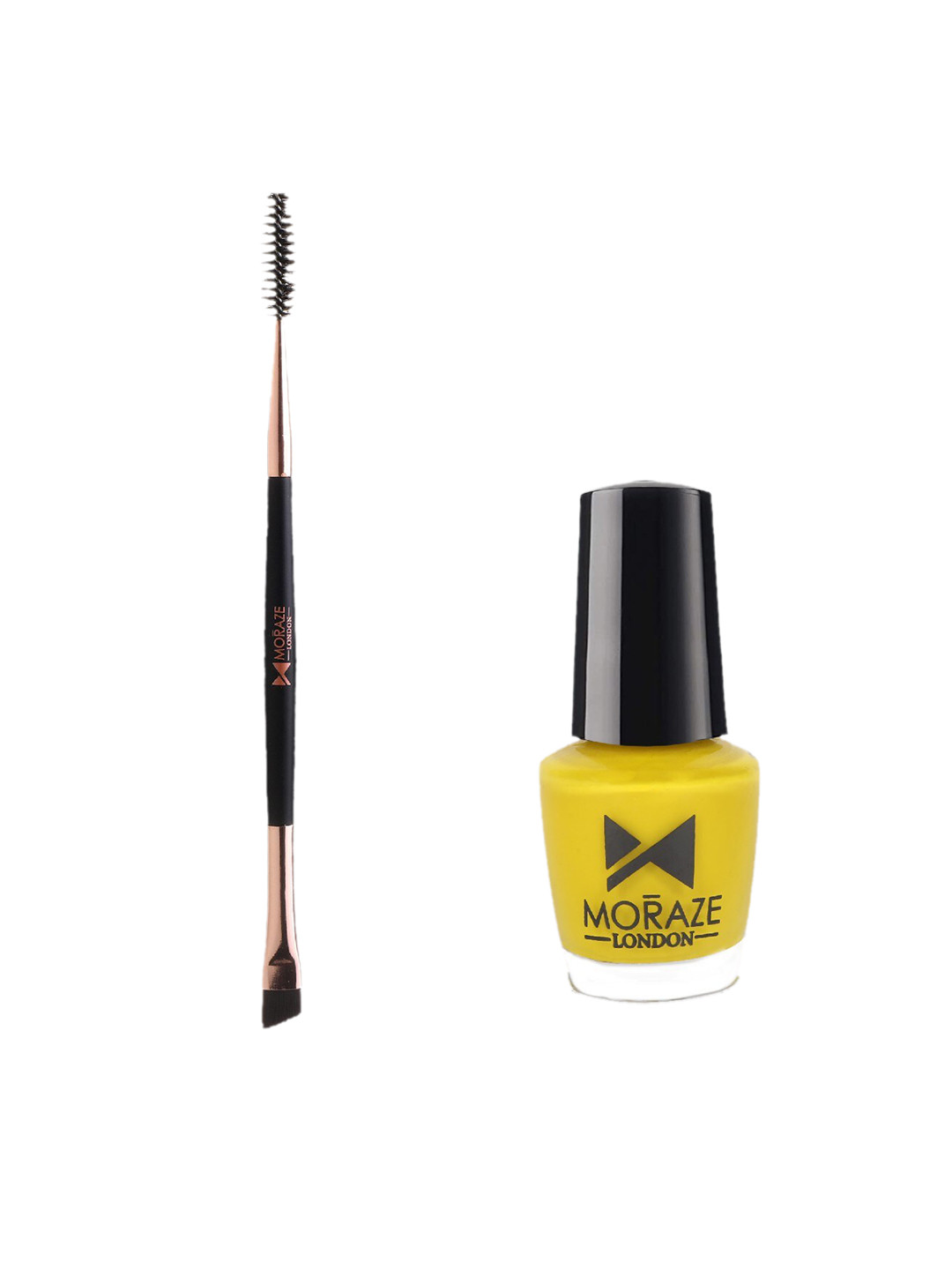 

Moraze Set of Double Ended Brush & Nail Paint 5 ml - Snappy Snappy, Yellow