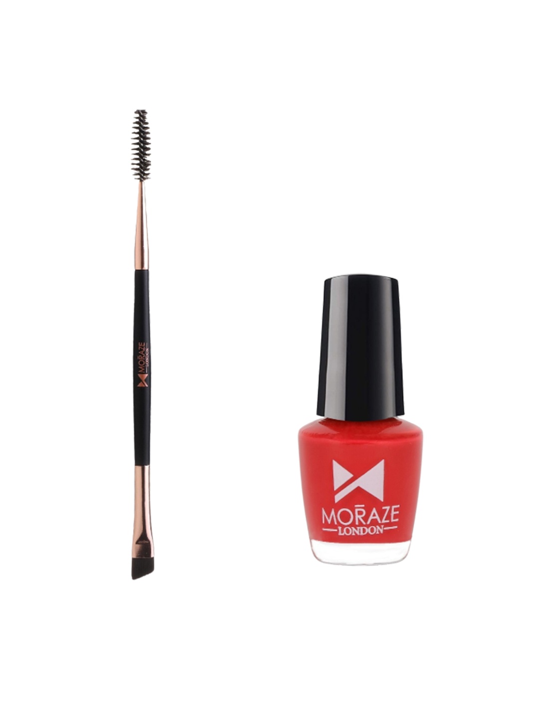 

Moraze Set of Double Ended Brush & Nail Paint - Netflix, Red