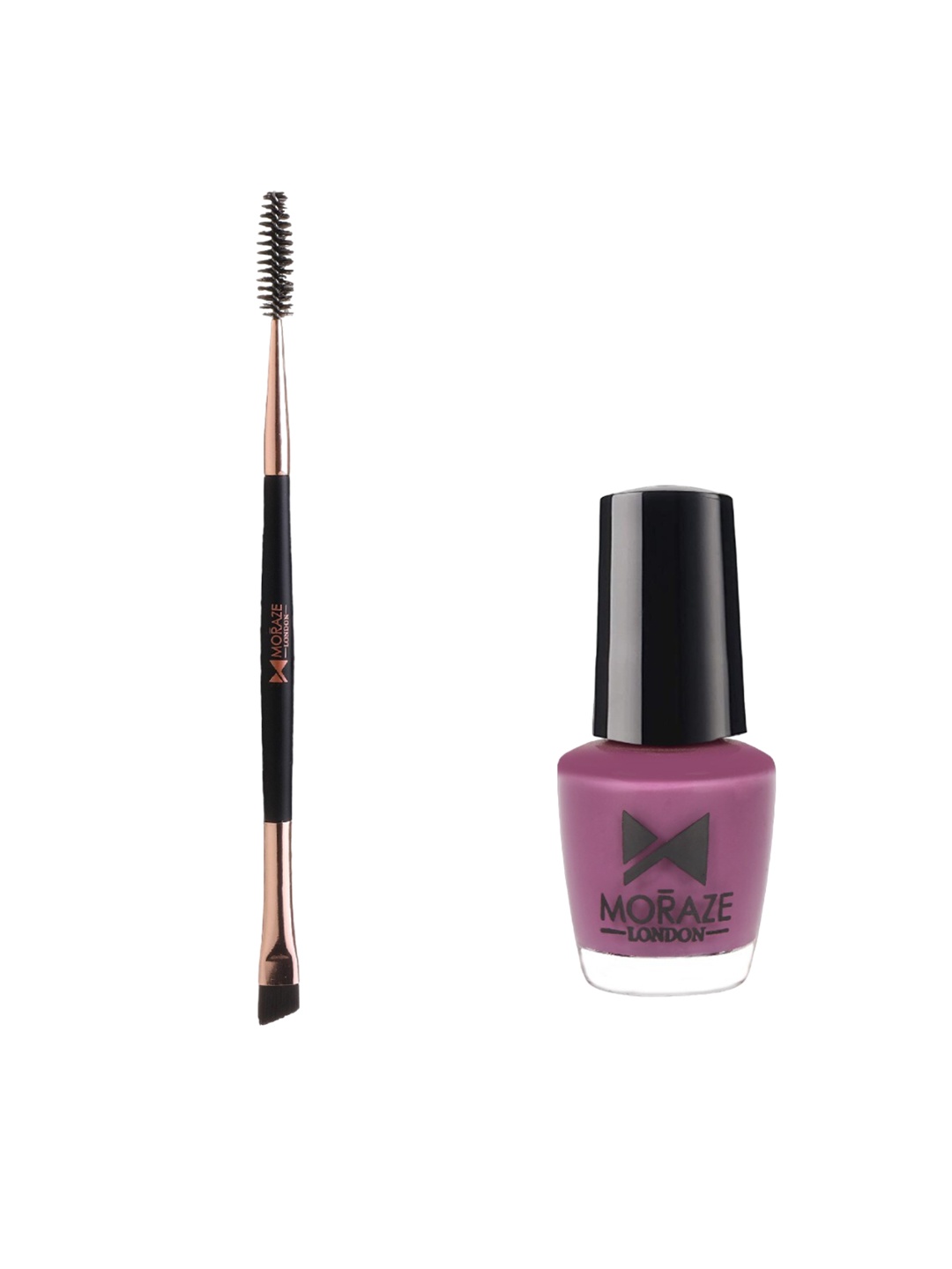 

Moraze Set of Double Ended Brush & Nail Paint 5 ml - Magic Moment, Purple
