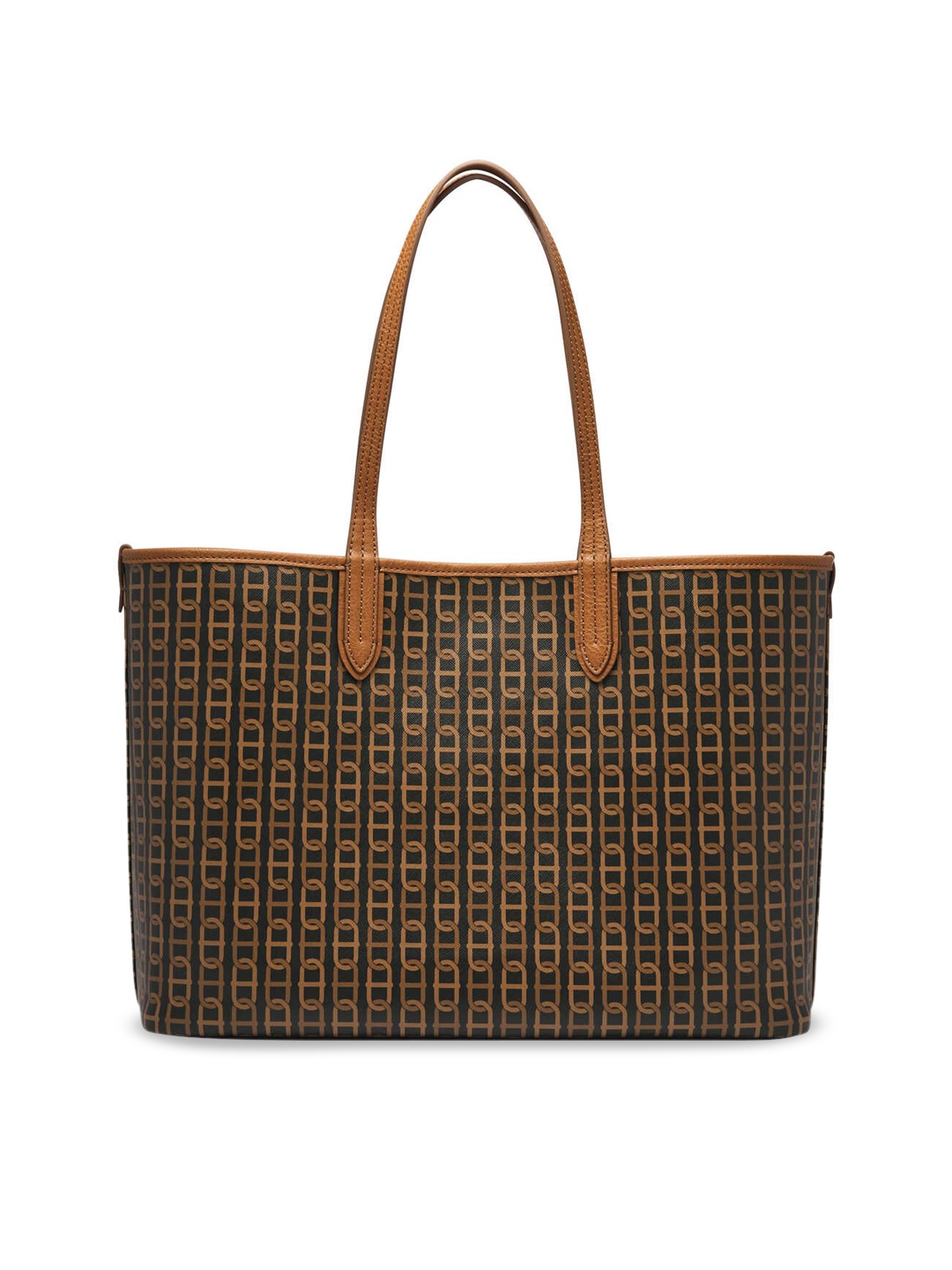 

Fossil Printed Shopper Tote Bag, Brown