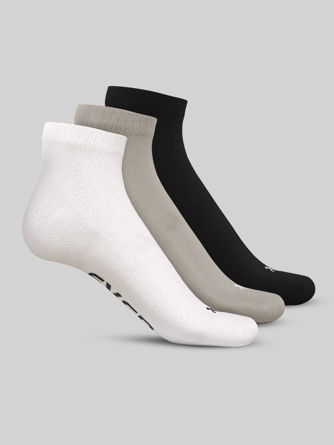 

TalkingSox Pack Of 3 Ankle-Length Socks, White