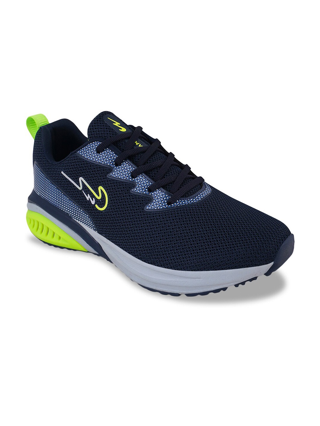 

Campus Men Mesh Running Non-Marking Shoes, Navy blue