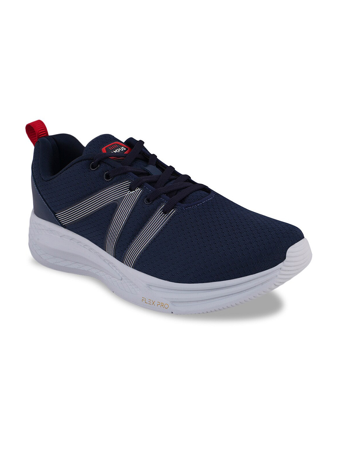 

Campus Men BOSCO Mesh Lace-Up Non-Marking Running Sports Shoes, Navy blue