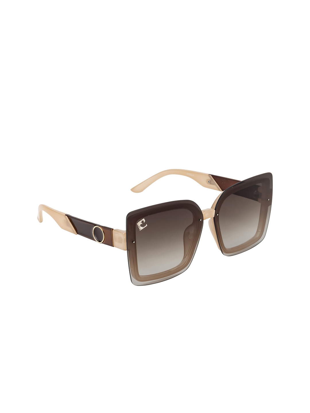 

Clark N Palmer Women Butterfly Lens with UV Protected Sunglasses CNP-ST107-C4, Brown