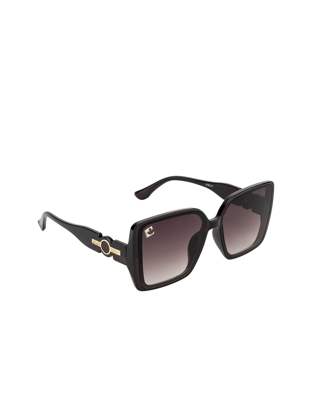 

Clark N Palmer Women Square Lens with UV Protected Sunglasses CNP-ST108-C2, Brown