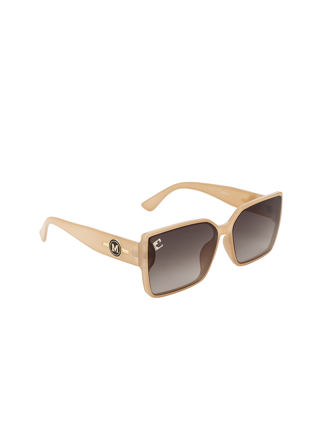 

Clark N Palmer Women Square Lens with UV Protected Sunglasses CNP-ST106-C4, Brown