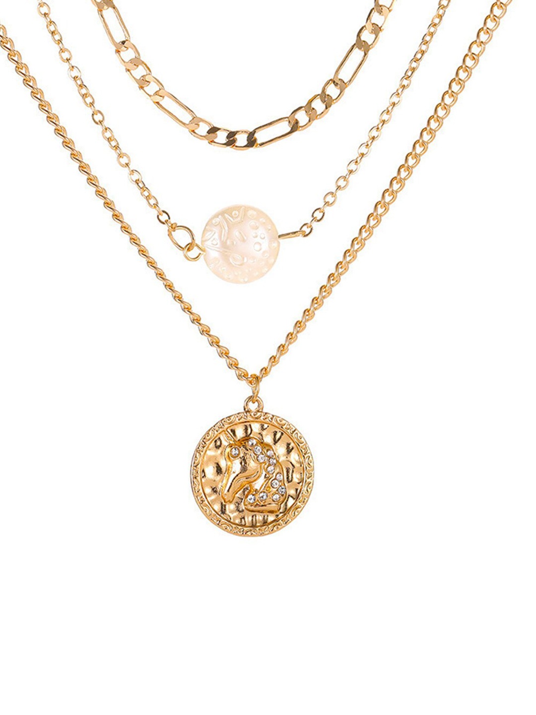 

Scintillare By Sukkhi Gold-Plated Layered Necklace
