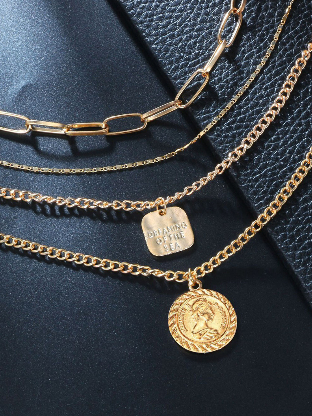 

Scintillare By Sukkhi Gold-Plated Layered Necklace