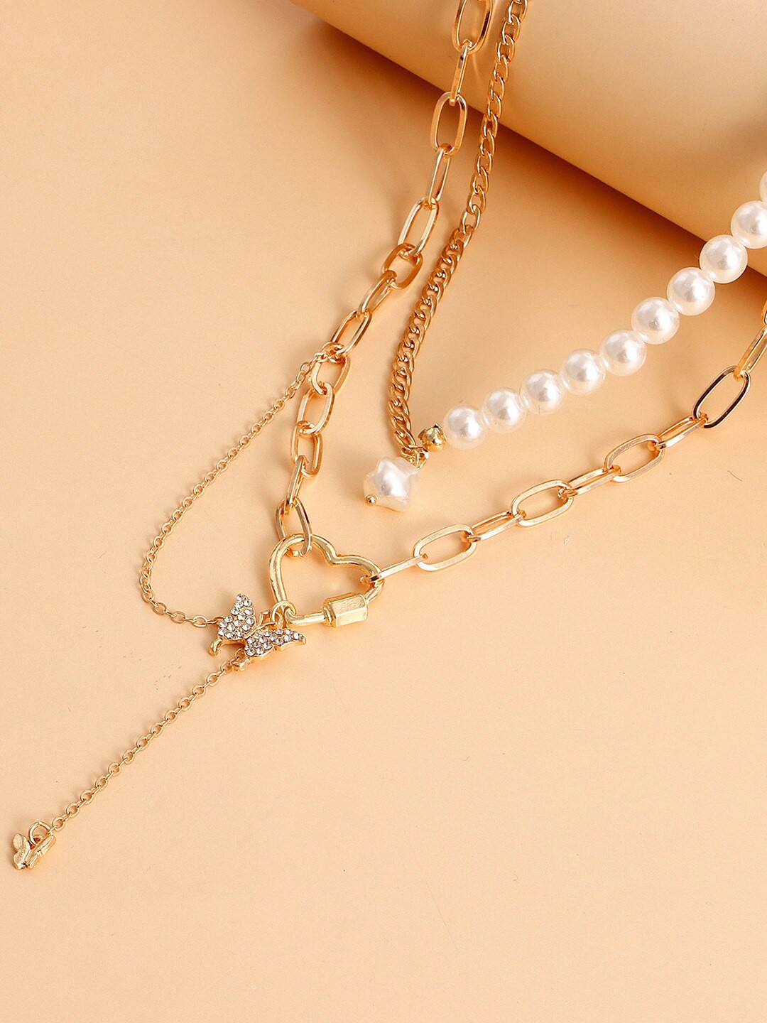 

Scintillare By Sukkhi Gold-Plated Layered Necklace