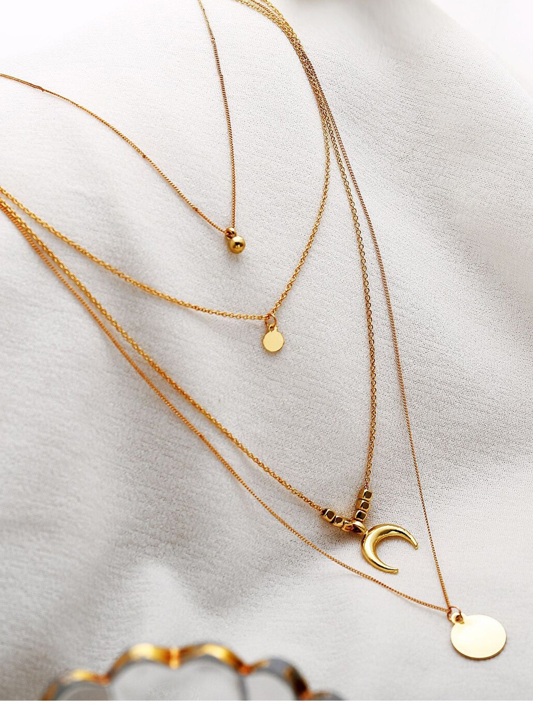 

Scintillare By Sukkhi Gold-Plated Layered Necklace