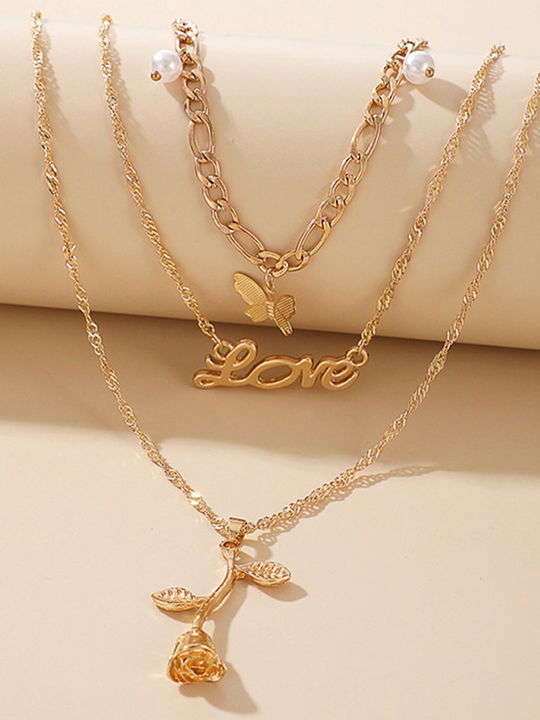 

Scintillare By Sukkhi Gold-Plated Layered Necklace