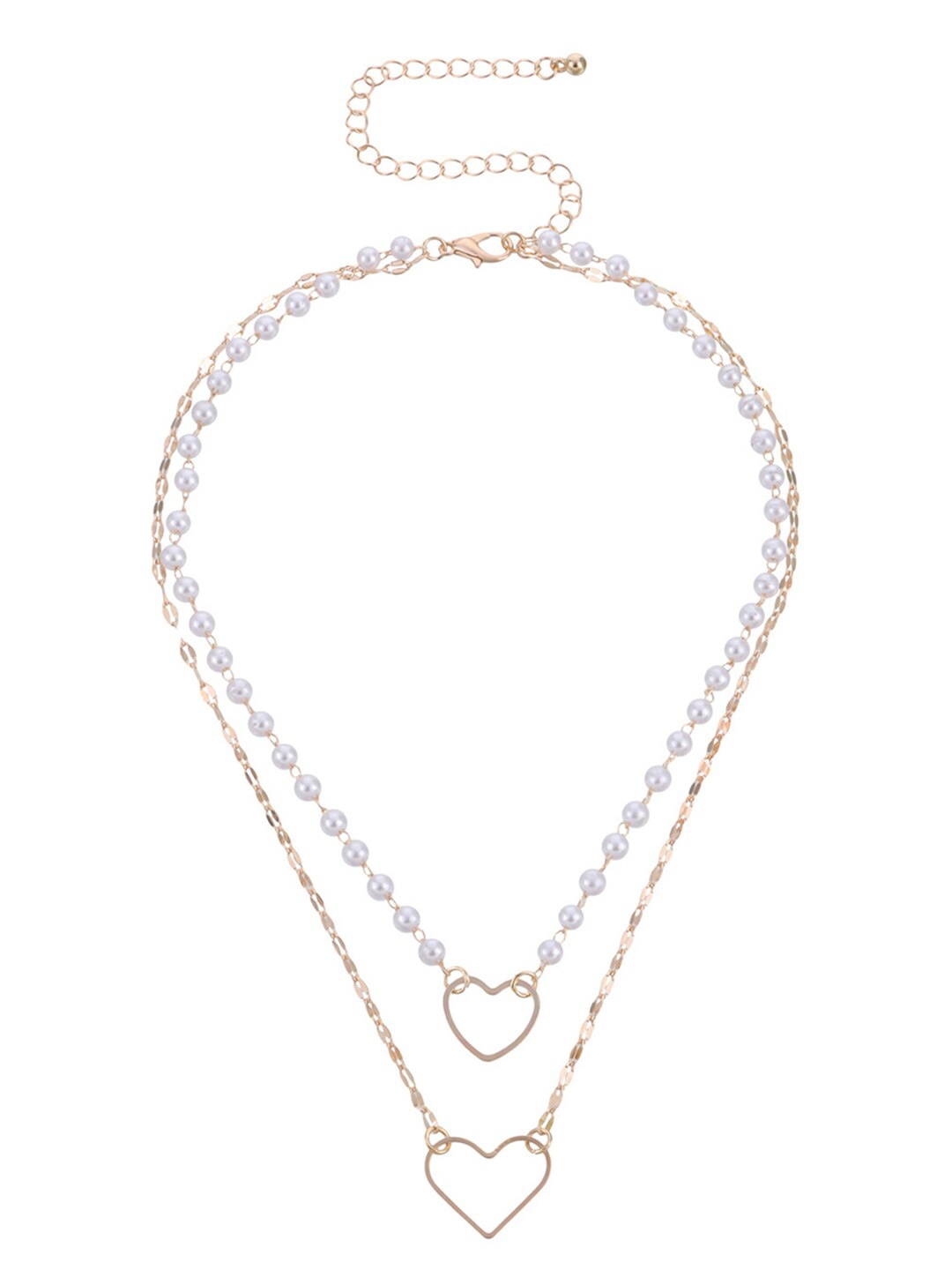 

Scintillare By Sukkhi Gold-Plated Artificial Beads Layered Necklace