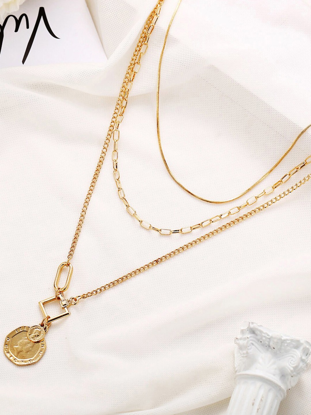 

Scintillare By Sukkhi Gold-Plated Layered Necklace