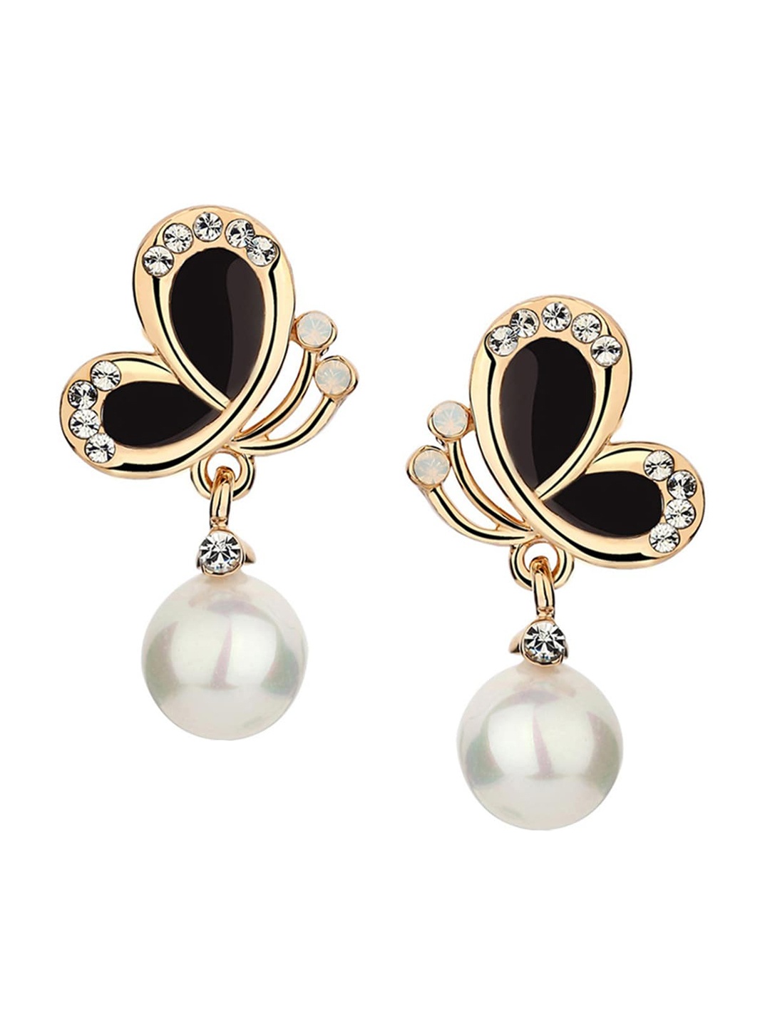 

Scintillare By Sukkhi Gold-Plated Contemporary Studs Earrings