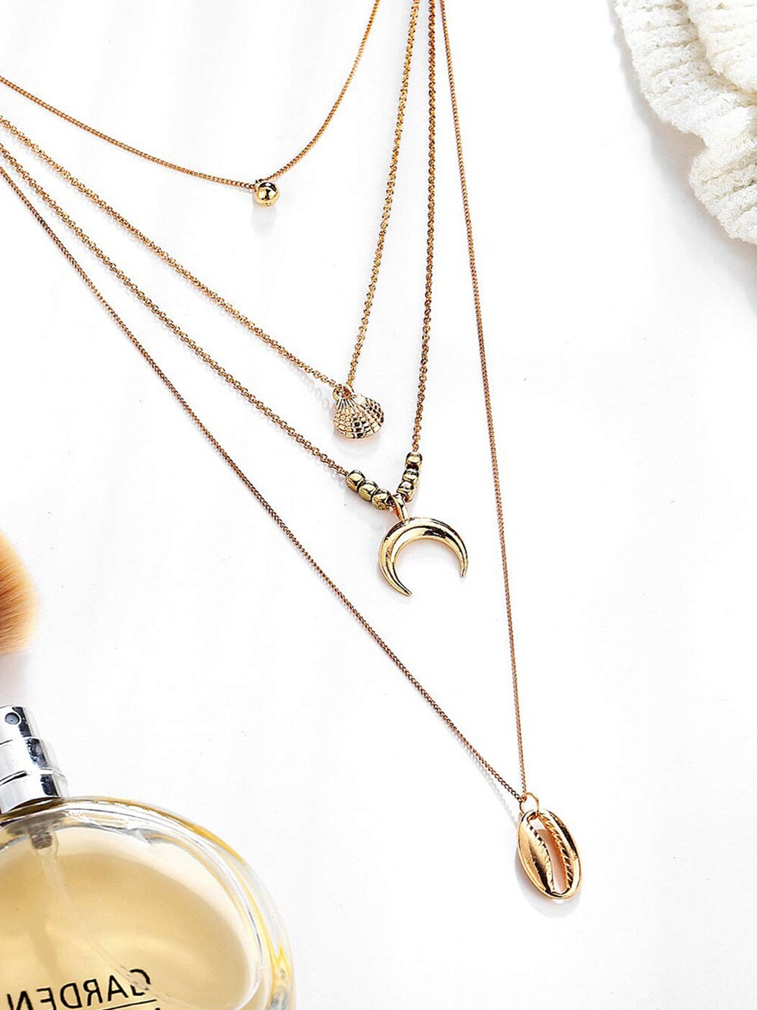 

Scintillare By Sukkhi Gold-Plated Layered Necklace