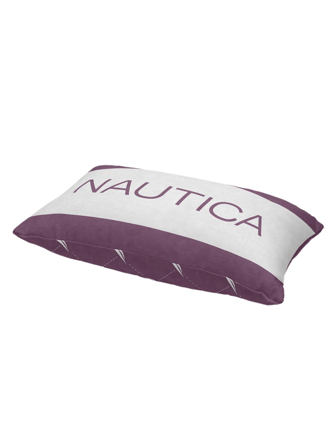 

Nautica Purple Printed Microfiber Rectangle Cushion Cover