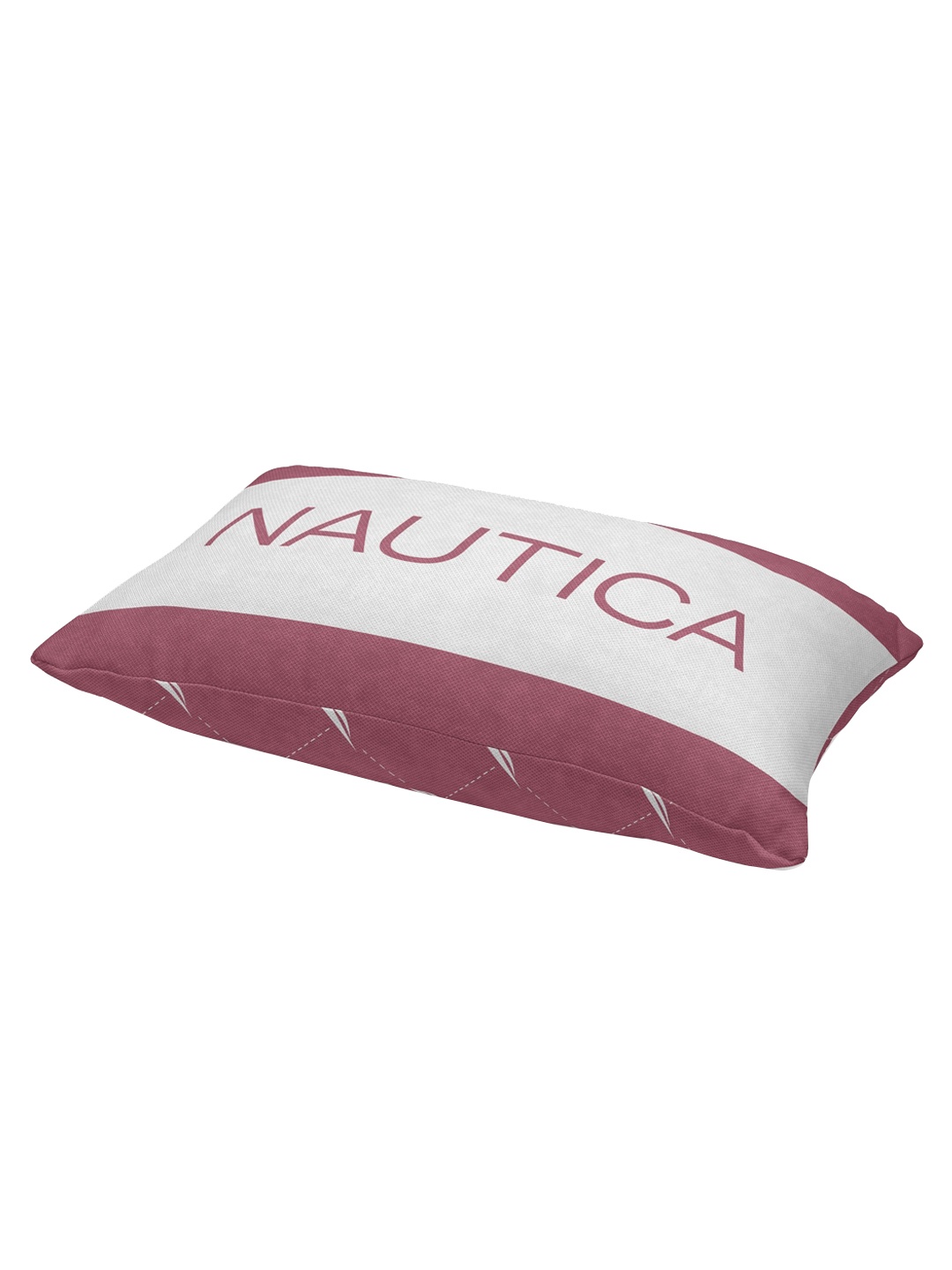 

Nautica Pink Printed Microfiber Rectangle Cushion Cover